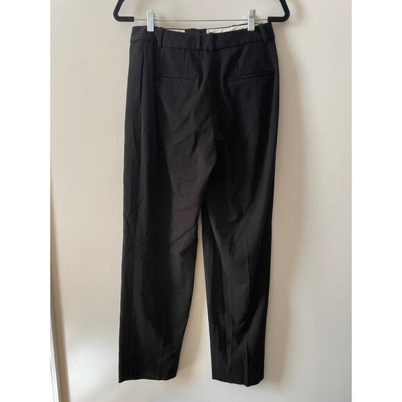 MM LaFleur Black Pleated Trousers Sz 4 Workwear Career Professional - Picture 3 of 13